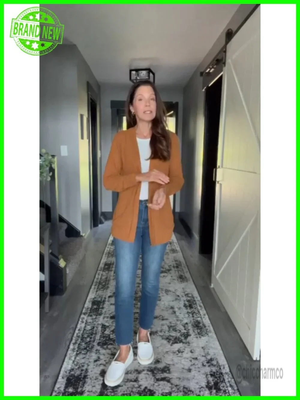Women's Long Sleeve Open Front Cardigan Lightweight Knit Drape Sweater
